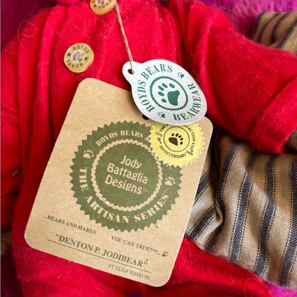 Boyds Denton P Jodibear 9” bear - w/original tags Collectible - Picture 2 of 5